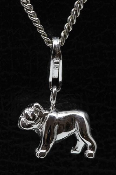Zilveren Bulldog hanger én bedel