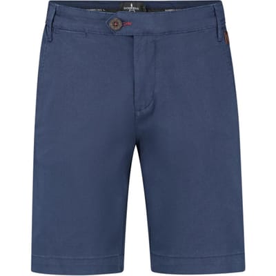 Donders blauwe heren broek   Regular fit   Steekzakken   Knoop- en ritssluiting   Regular waist Blauw 56