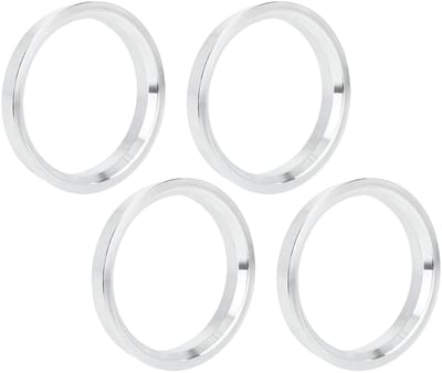 Dailygoods- Wielboring Spacer Aluminium - 4 Stuks - Binnendiameter 66,1 mm - Buitendiameter 73,1 mm - Diepte 10 mm - Hub Centric Ringen - Naafring