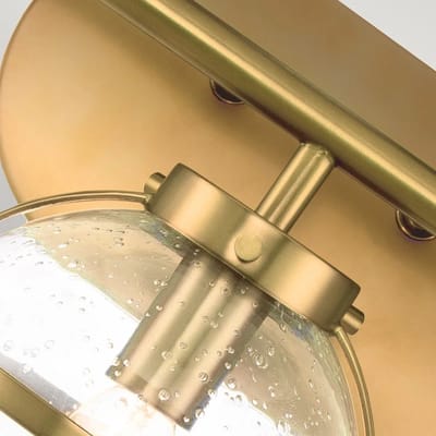 Hinkley LED Badkamerarmatuur Hollis | 3X E14 Max 40W | IP44 | Heritage Brass