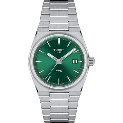 Montre de mode homme Tissot en acier inoxydable cadran vert T137.210.11.081.00 vert
