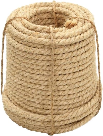 Sisal Touw - Natuurlijk Touw - Knutselen en Tuinieren - 100% Natuurlijk Jute - 100 meter - Bruin
