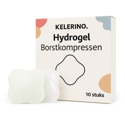 KELERINO. Hydrogel Pads voor Tepelverzorging – 10 stuks – Koelend & Verzachtend – Herbruikbaar