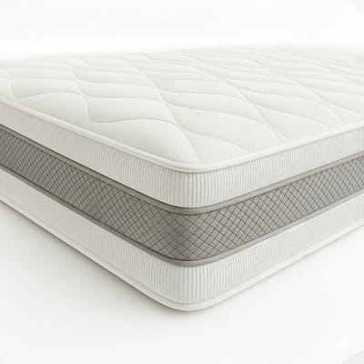 The White Stone Matras 80x190 20 cm hoge stevigheid | Made in Italy | Stevige ondersteuning voor optimale spierherstel bij sporters en actieve mensen