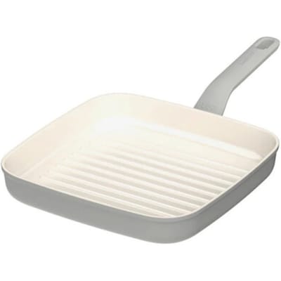 LEO Grillpan antikleef Balance Moonmist - Ø 24cm - Grijs - PFAS-vrij
