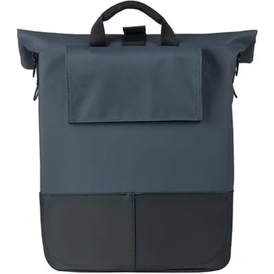 Basil Cove - Enkele fietstas - 14-16 Liter - Waterafstotend - Reflectie details - Gerecycled materiaal - MIK Hooks - blauw/zwart