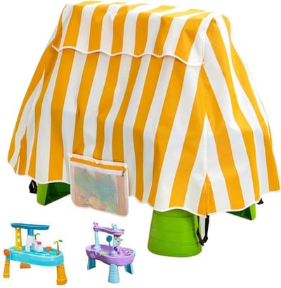 Water Tafelhoes - Speeltafel Cover - Buiten Spelen - Stormbestendig Ontwerp - 94x56x65 cm - Oranje