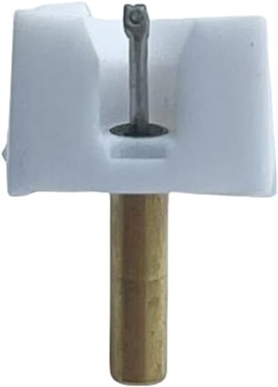 Vervangende Naald - Stylus Naald - Vinyl Afspelen - Verbeterde Audio - 3x3x1 cm - Wit