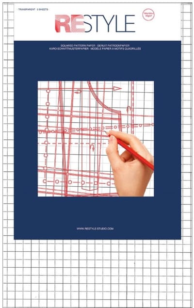 Geruit patroonpapier vellen 100x150cm - 5 stuks