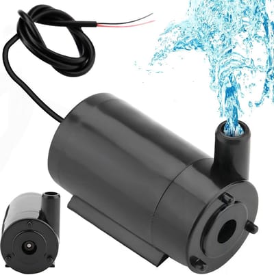 Water Pump Ultra Quiet Small Submersible Pump for Aquariums and Ponds - Hydroponics Fountain Pump Power Cord for Garden Fountain Statues and Hydroponics System