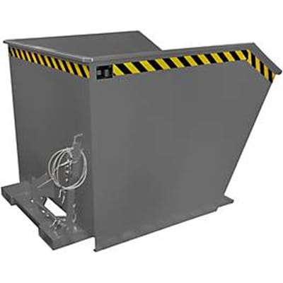 Kiepbak type GU, 1500 liter, grijs