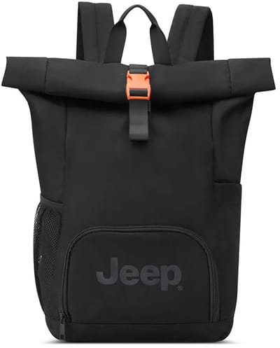 Jeep J0374762000 Rolltop 22l Rugzak Zwart XS