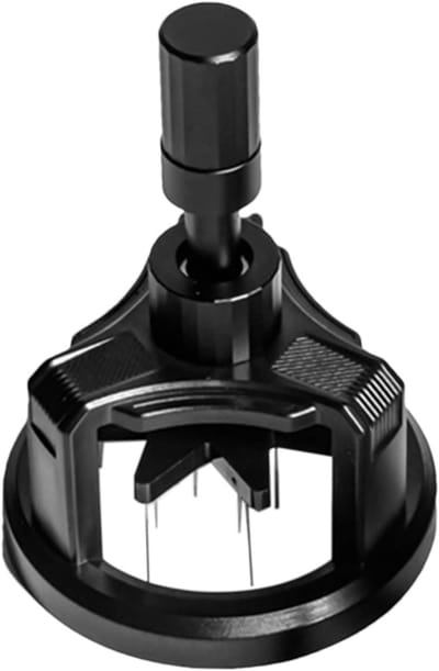 Koffietamper - Handmatige tamper - Magnetisch koffiedispensergereedschap - Koffiezetapparaataccessoire - Antislip naaldroerapparaat - Voor aanrecht - Werkstation - Bereiding - Poederafstrijker voor thuiscafé - 51 mm