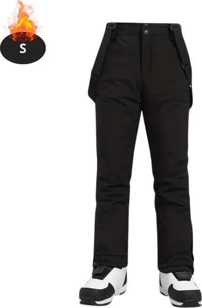 Livano Skibroek - Skipak - Snowboard Broek - Winterbroek - Sneeuwbroek - Heren - Wintersport - Zwart - Maat S