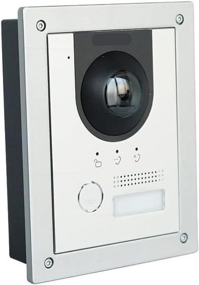 Meertalige VTO2202F-P-S2 PoE (802.3af) IP Metalen Villa deurbel, Deurtelefoon, Video Intercom, bel telefoon app(With Rain cover)