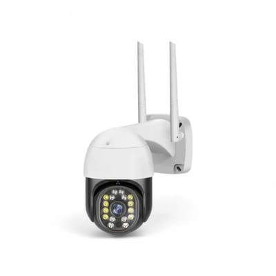 Wifi beveiligingscamera | Buiten camera | Wifi | App bediening | Muur montage | Bewegingsdetectie | Tuya Smart Life | Wit
