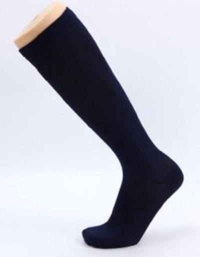 New Age Devi - 3 paar Blauwe Compressie Sokken - Maat 36-41 - S/M - Voor optimale ondersteuning en comfort