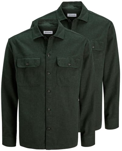 Jack & Jones Heren Overhemd jas / overshirt 2 pack Charge