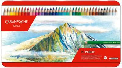 Caran d'ache pablo  kleurpotlood 80 stuk(s)