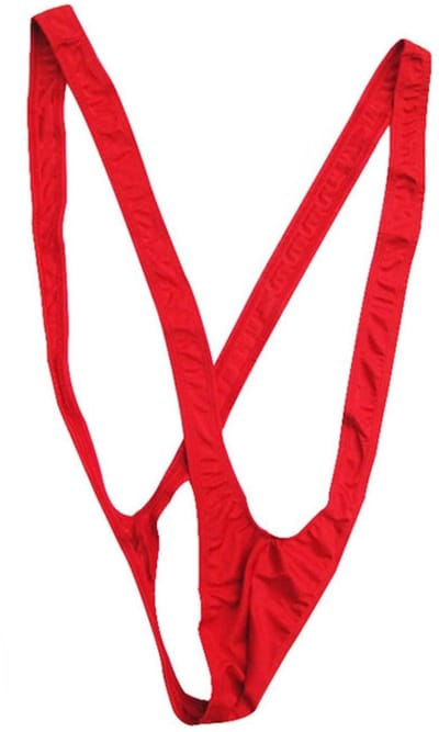 Allecto - Mankini van Borat - Sexy kostuum - Eenheidsmaat voor heren - Erotisch - Perfect voor feesten - Comfortabel en opvallend