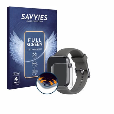 Savvies - Screenprotector voor AcclaFit P5 / L69C 1.85" - Folie Beschermfolie transparant volledig dekking 4 Stuks