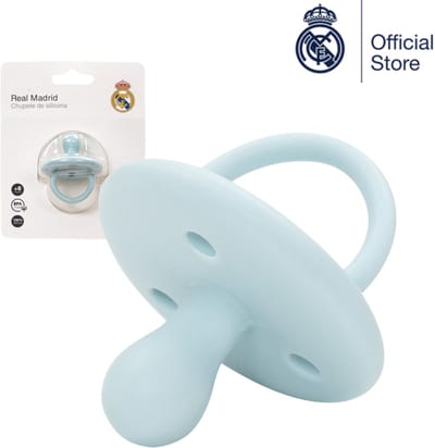 REAL MADRID™ - siliconen speen - blauw 0-6m BPA-vrij