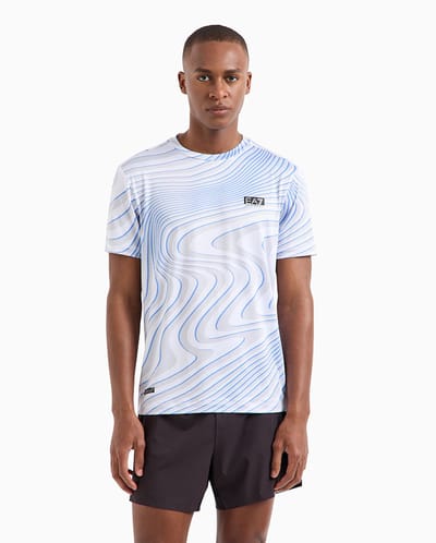 Ea7 Emporio Armani 6dpt31_pjmez T-shirt Met Korte Mouwen Grijs M Man