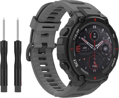 Verstelbare Zachte Siliconen Sportband voor Huami T-Rex/T-Rex Pro - Vervangende Horlogeband, Comfortabel en Duurzaam voor Actieve Gebruik