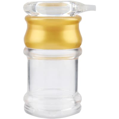 Acryl Transparant en Goud Olie Fles Vloeibare Kruidenpot Sojasaus Azijn Pot Keuken (XL) Medium 4.75L