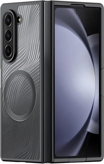Dux Ducis - Telefoon Hoesje geschikt voor de Samsung Z Fold 6 - Back Cover - Aimo Mag Series - Zwart