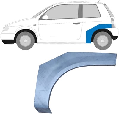 Reparatiepaneel achterspatbord voor Volkswagen Lupo 1998-2005 / Links