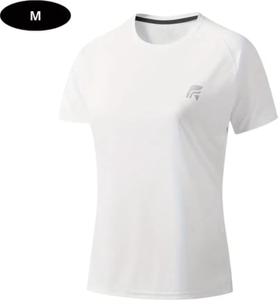 Livano Sportshirt Dames - Sport - Fitness - Compressie Shirt - Corrigerend Hemd - Sportkleding - Vrouwen - Wit - M