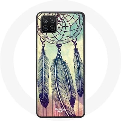 Coque Samsung Galaxy A12 Attrape rêve coloré