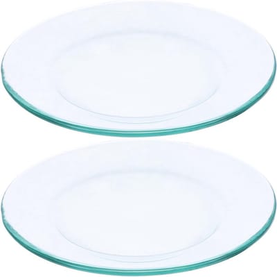 Waxinelichthouder Schaal - Oliebrander Schaal - Aromatherapie Thuis - Duurzaam Glas Materiaal - 7.8 x 7.8 cm - Transparant