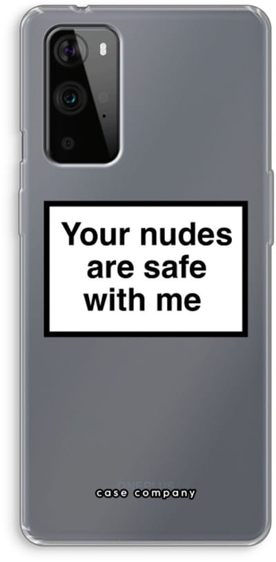 Case Company® - Hoesje geschikt voor OnePlus 9 Pro hoesje - Safe with me - Soft Cover Telefoonhoesje - Bescherming aan alle Kanten en Schermrand