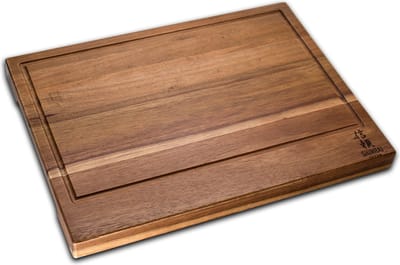 Shinrai Knives - Premium Acaciahouten Snijplank - 40 x 30 x 3,5 cm - Duurzame en Stijlvolle Keukenplank