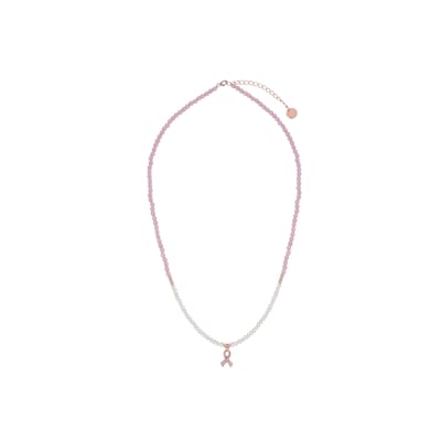 Luxent Sterling Zilver 925 collier met 18K roségoud vergulde witte parel - Kael