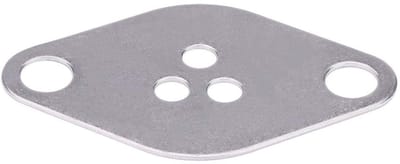 Dailygoods- EGR Klepplaat Roestvrij Staal - Blanking Block - Pakking Kit - Voor Punto/Bravo/Brava - Voor 1.9 JTDM 8V - Gewicht ca. 10g - EGR Blokkering