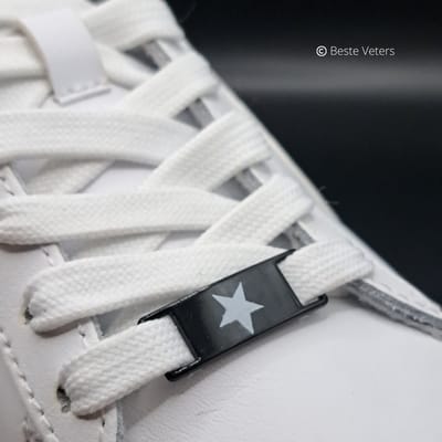 Beste Veters - Schoenaccessoires - Veter gesp - Air force - Tags - Schoenaccessoires zwart - Veter ster - AF1