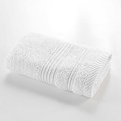 Gastenhanddoek - Zacht en Effen - 1 stuk - Wit - 100% Katoen - 30 x 50 cm