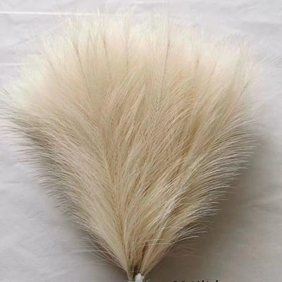 5 stuks 42cm Kunst Pampasgras Simulatie Veer Bruiloft Props, Riet Haar Boho Huisdecoratie 5PCs
