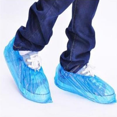 Schoenovertrekken Blauw - 100 stuks