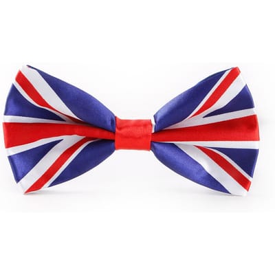 Union Jack Strik Verstelbare Nek Britse Vlag Strik Koningin Elizabeth Platina Jubileum 70 Jaar Decoraties red