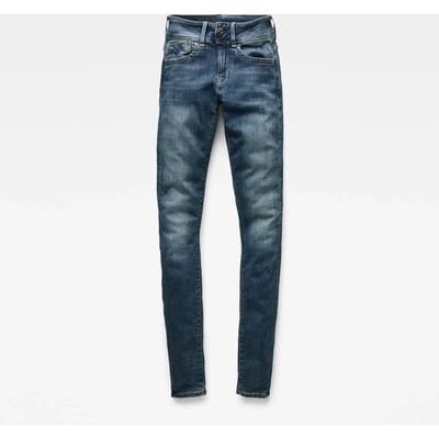 G-Star Lynn Skinny Faded Blue Maat: W23L32 | Skinny Jeans Outlet | Dames | Blauw