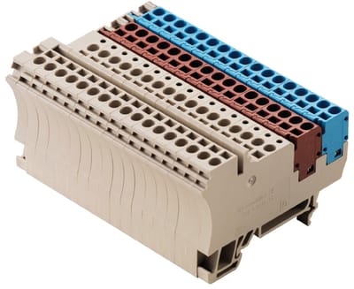 Weidmüller 1692640000 Initiator- en actuatorklem Spanveer Donkerbeige 2 stuk(s)