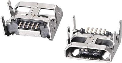 EGoods - Micro USB Vrouwelijke Connector 5 Pin 180 Graden Jack Port - Telefoon Reparatie Onderdelen