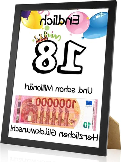 Creatieve Geldgeschenken voor 18e Verjaardag - Originele Geldverpakking, Foto Frame en Leuke Ideeën voor Geldcadeaus