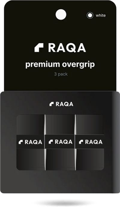 Raqa ® Padel grip zwart - Padel overgrip - Grip - Zwart - Griptape - Padel - Padelgrips - Overgrip padel - Padel grips - Dry - Tape – Zacht & Comfort - 3 pack – Design in NL