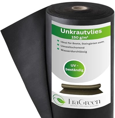 Onkruidbestrijding Mat - 1,2 x 20 m - Waterdoorlatend en UV-bestendig - Ideaal voor Tuin en Verhoogd Bed - Milieuvriendelijke Mulchfolie