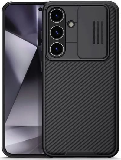 Nillkin Hoesje - Geschikt voor Samsung Galaxy S24 Hoesje - Nillkin CamShield Pro Back Cover - Zwart
